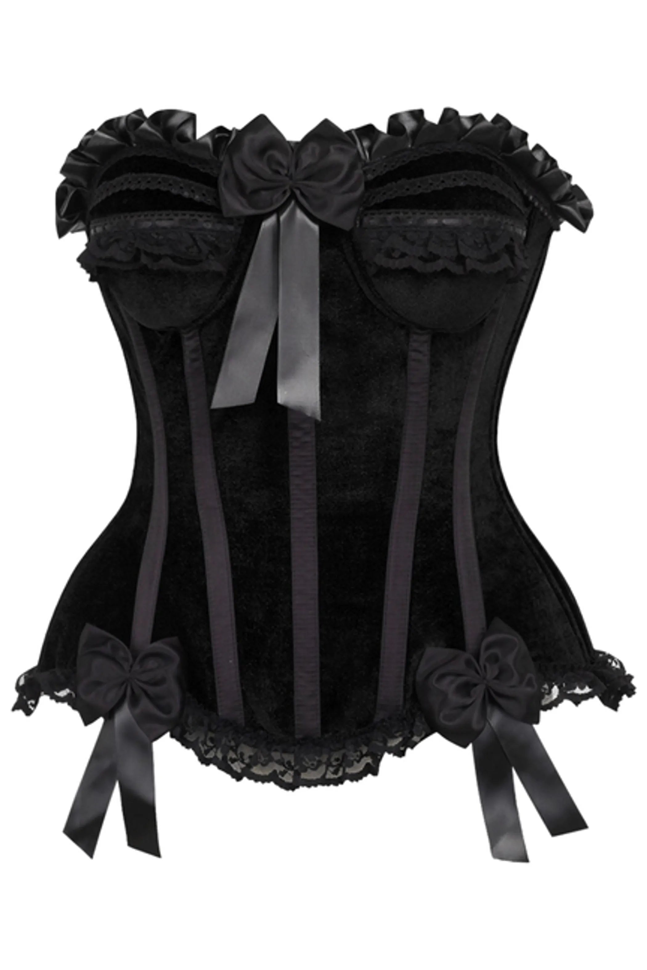 The Showstopper Corset Black on Black