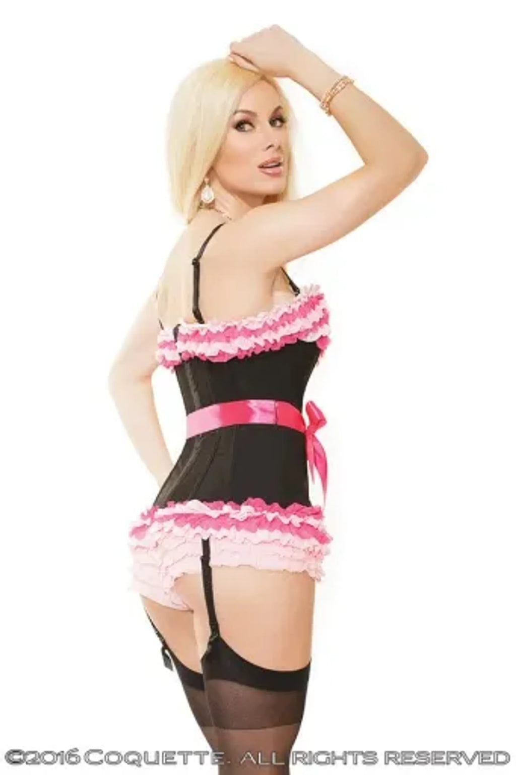 Coquette Corset - Color: Black | Pack Of: 1 | Style: Clothing
