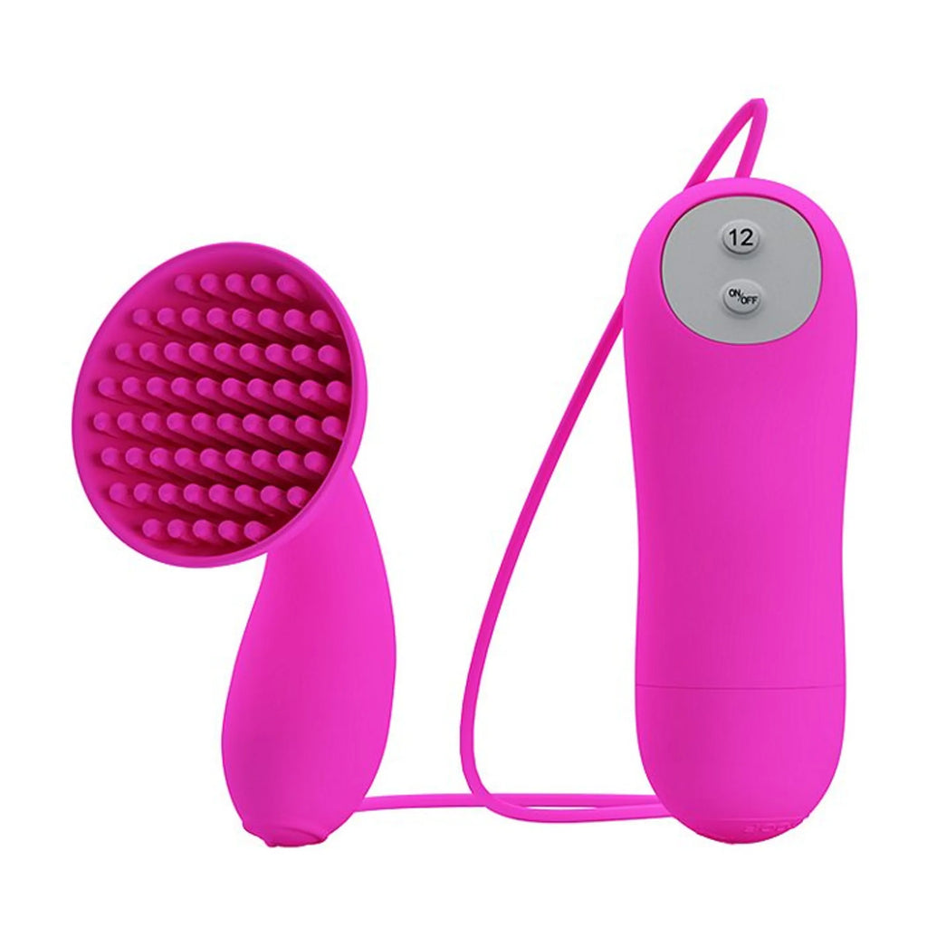 PRETTY LOVE BRADY CLITORAL VIBRATOR SILICONE FUCHSIA