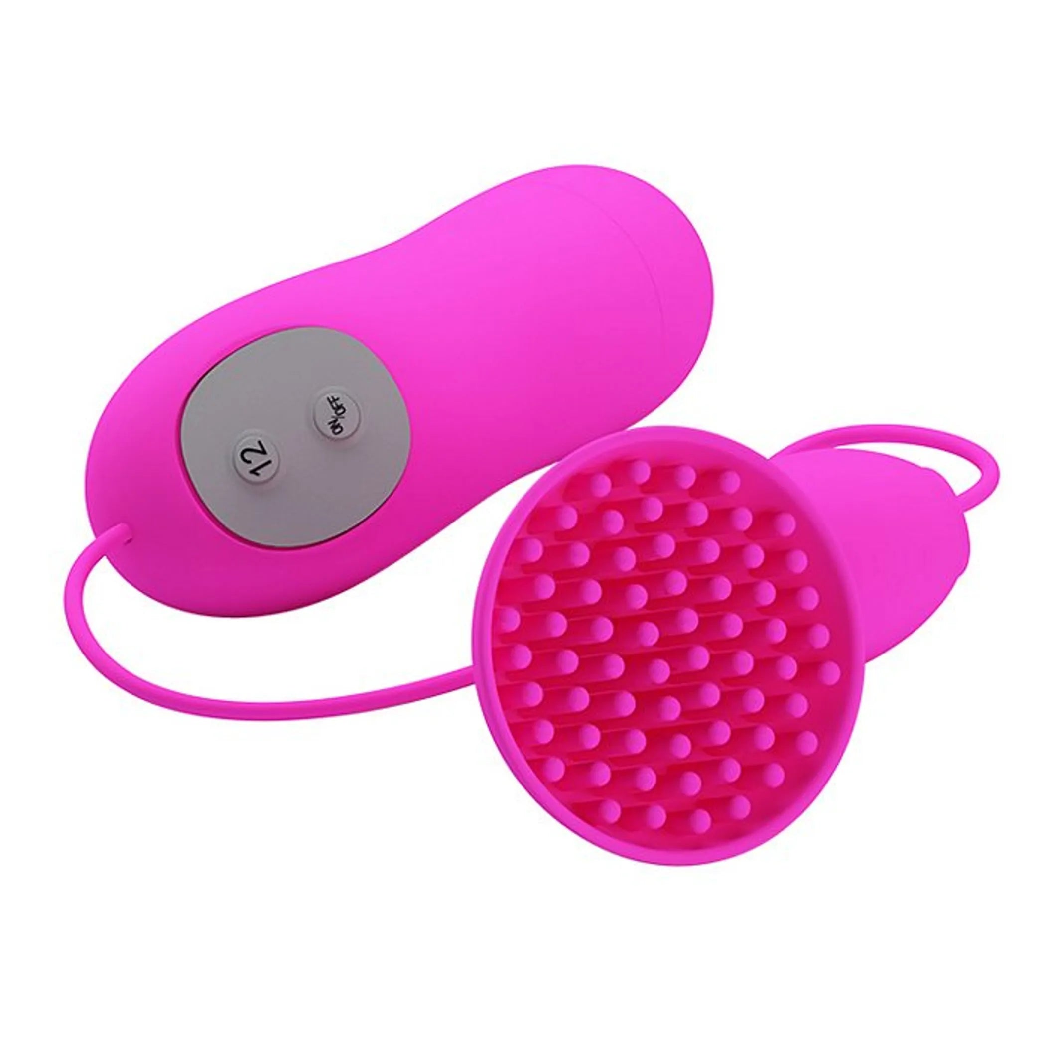 PRETTY LOVE BRADY CLITORAL VIBRATOR SILICONE FUCHSIA
