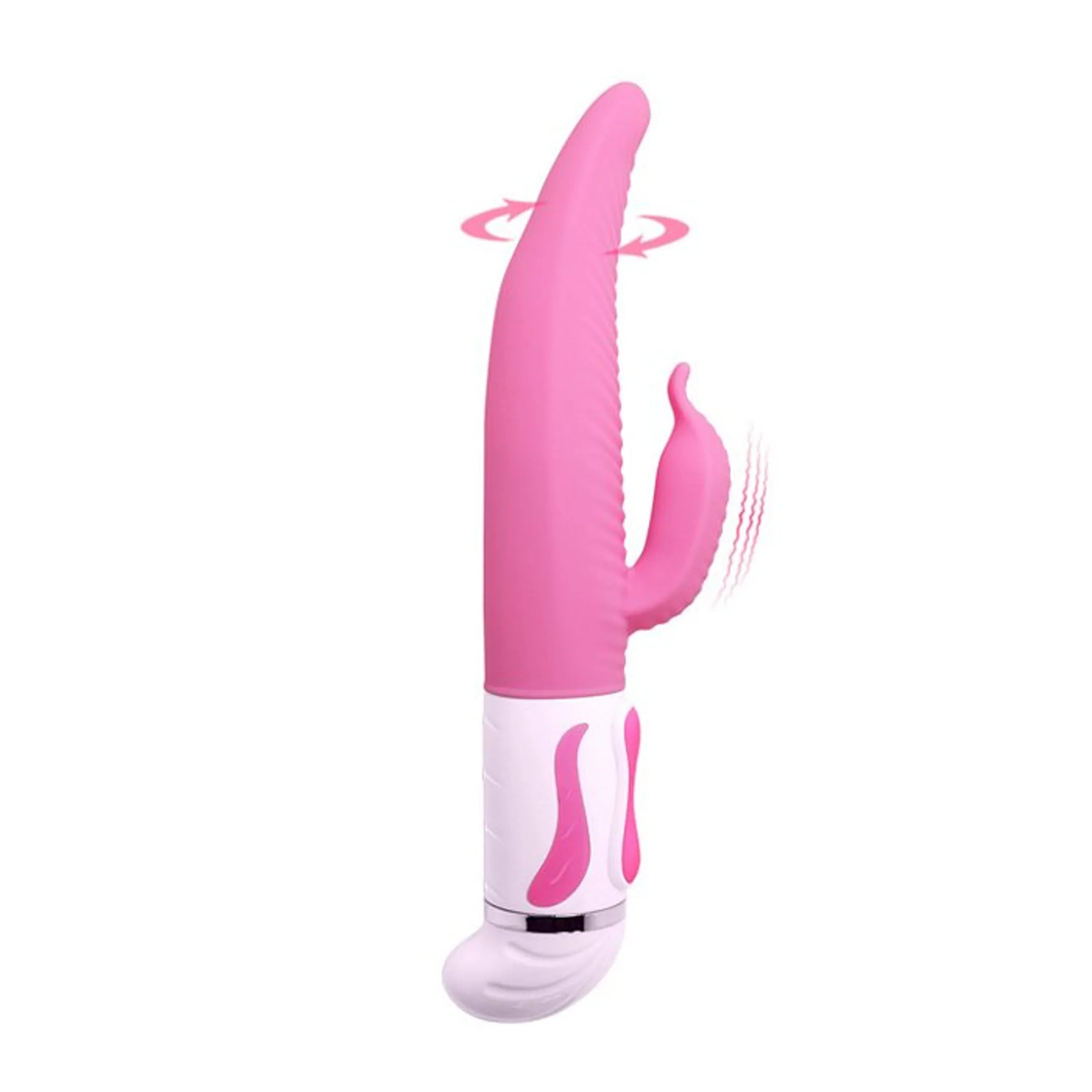 PRETTY LOVE ANTOINE RABBIT VIBRATOR SILICONE PINK