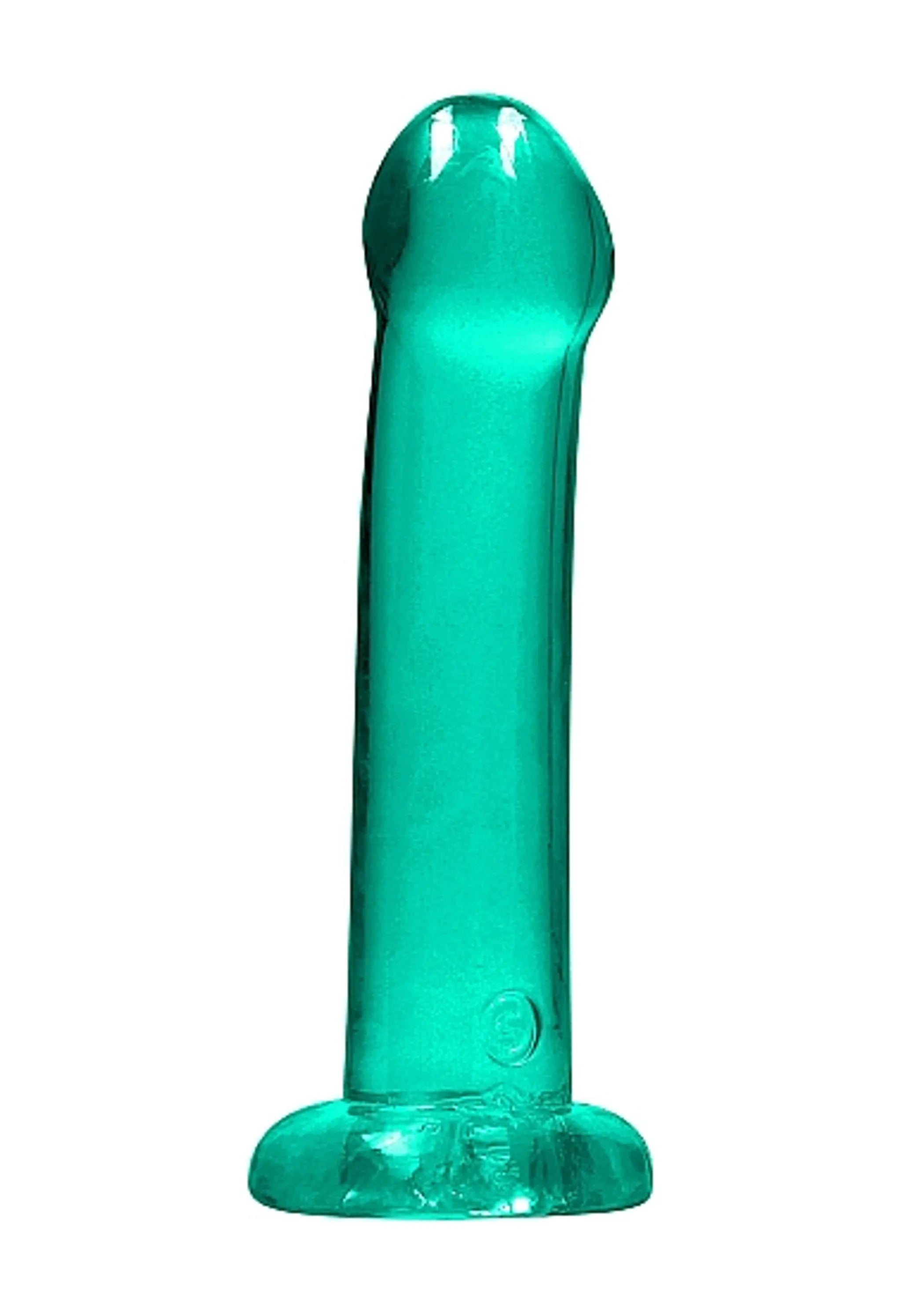 REALROCK NON REALISTIC DILDO W SUCTION CUP 6.7IN TURQUOISE