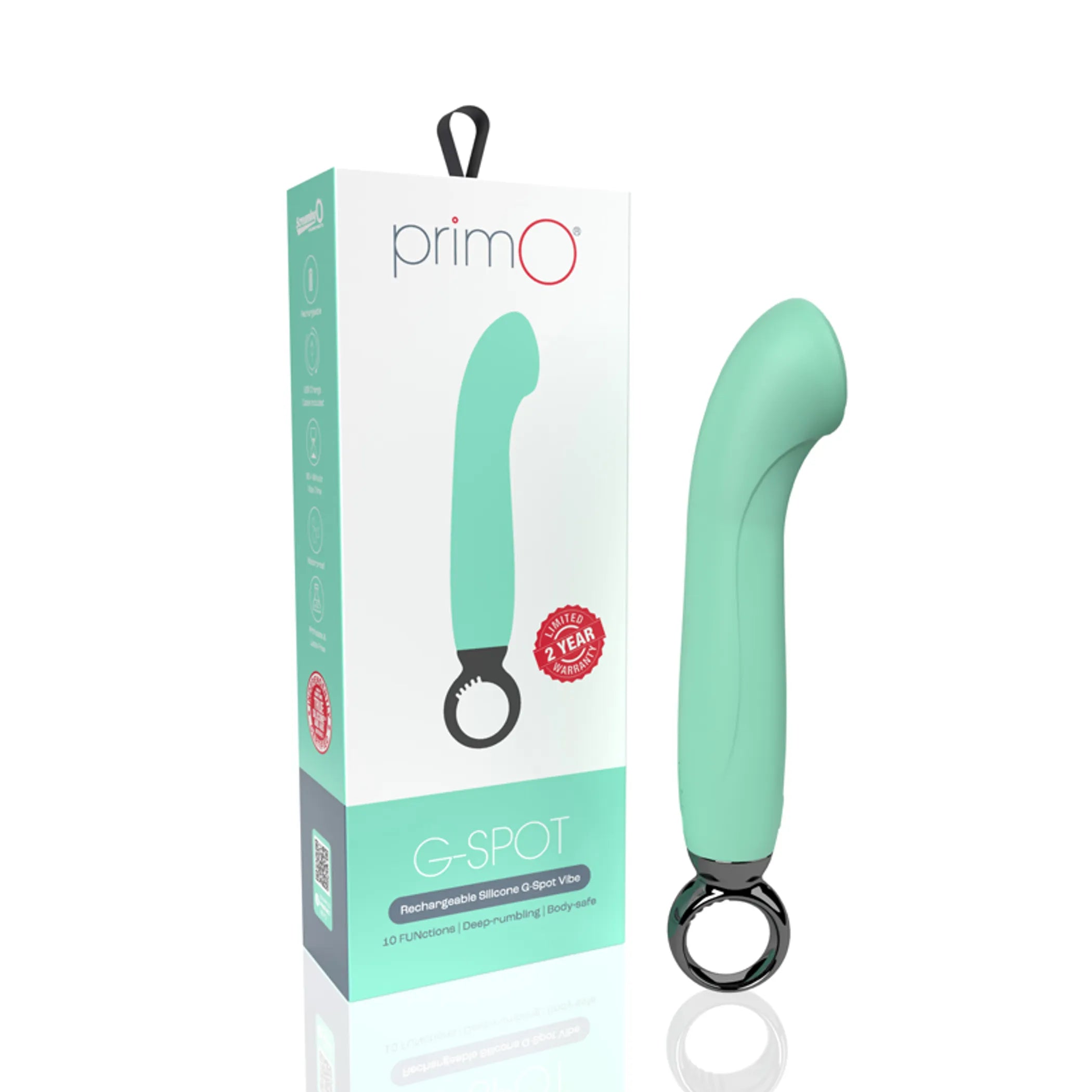  5 steady speeds + 5 pulsation modes
• Broad head for maximum stimulation
• Iconic O-ring handle for control
• 6.25" insertable length, body-safe silicone  ABS
• USB rechargeable, 60 min runtime
• Water-resistant, 
Vyxins.com