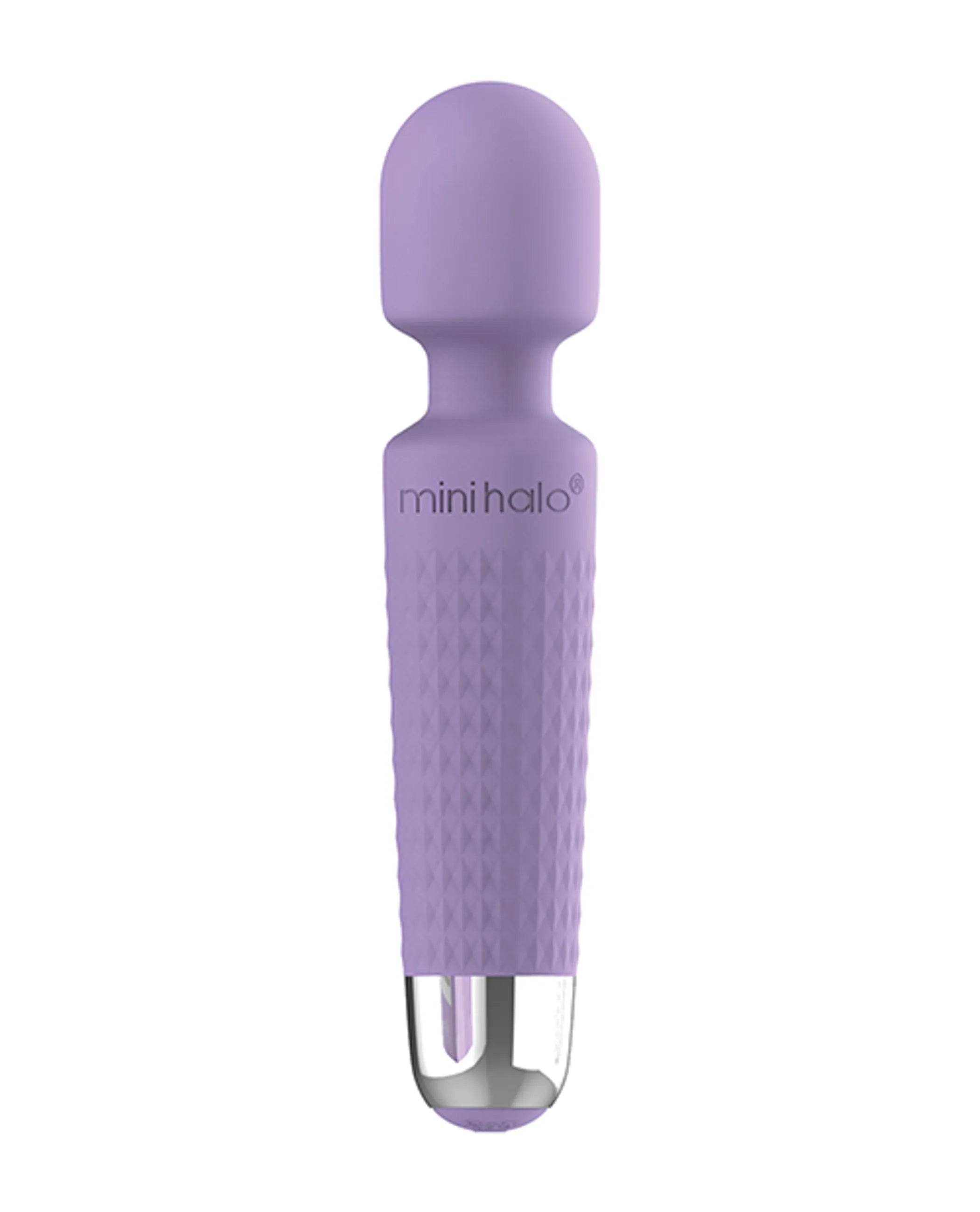 Shibari Mini Halo Wand – LILAC. Rechargeable (USB cord with optional plug-in included) 20 vibration patterns.
8 speed strengths. Bendable neck for targeted massage. Vyxins.com